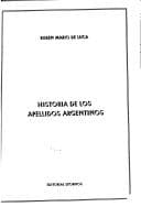 Portada de Historia de los Apellidos Argentinos