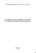 Portada de La farmacia en la América colonial