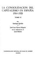Portada de La consolidación del capitalismo en Espańa
