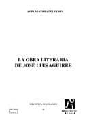 Portada de La obra literaria de José Luis Aguirre