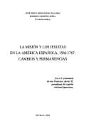 Portada de La Misión y los jesuitas en la América española, 1566-1767