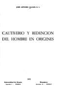 Portada de Cautiverio y redención del hombre en Orígenes.