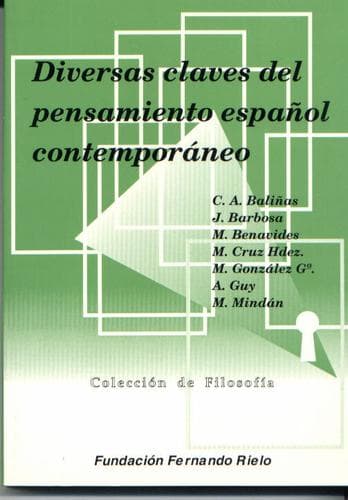Portada de Diversas claves del pensamiento español contemporáneo
