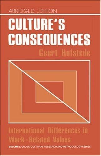 Portada de Culture's consequences
