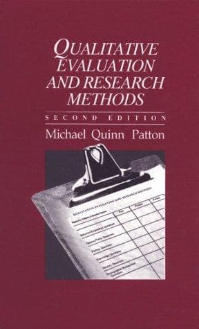 Portada de Qualitative evaluation and research methods