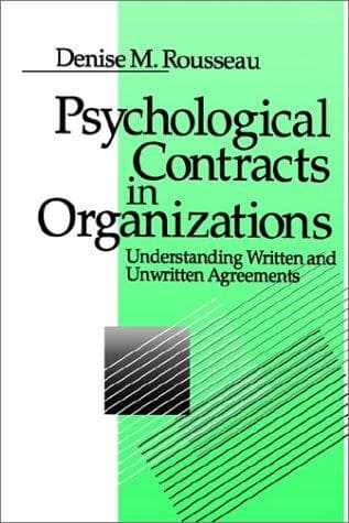 Portada de Psychological contracts in organizations