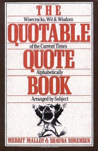 Portada de The Quotable Quote Book