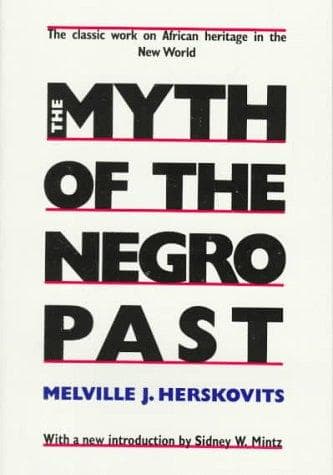 Portada de The myth of the Negro past