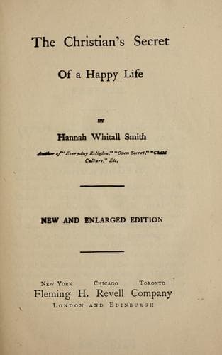 Portada de The Christian's secret of a happy life
