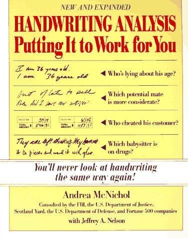 Portada de Handwriting analysis