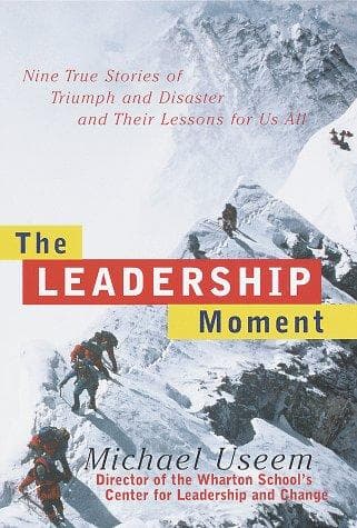 Portada de The leadership moment