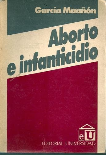 Portada de Aborto e infanticidio