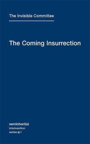 Portada de The Coming Insurrection