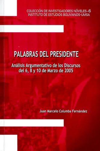 Portada de Palabras del presidente