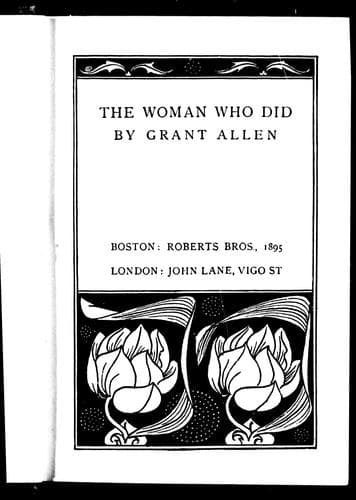 Portada de The woman who did