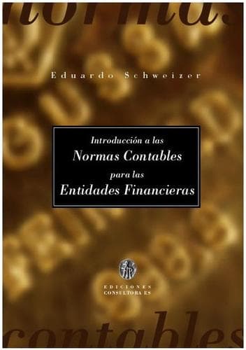 Portada de Introducción a las normas contables para las entidades financieras
