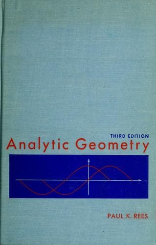 Portada de Analytic geometry