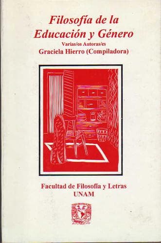 Portada de Filosofía de la educación y género