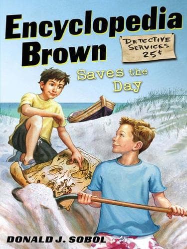 Portada de Encyclopedia Brown Saves the Day