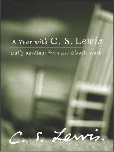 Portada de A Year with C.S. Lewis