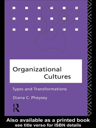 Portada de Organizational Cultures