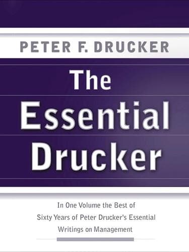 Portada de The Essential Drucker