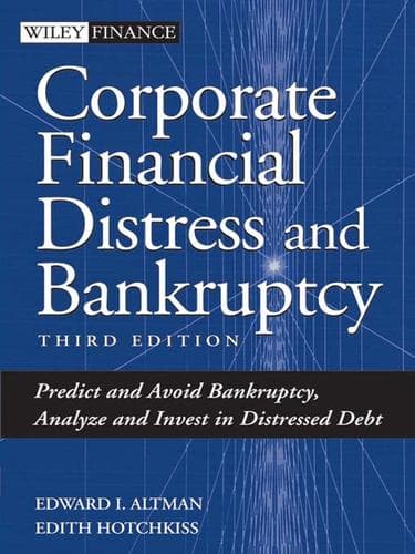 Portada de Corporate Financial Distress and Bankruptcy