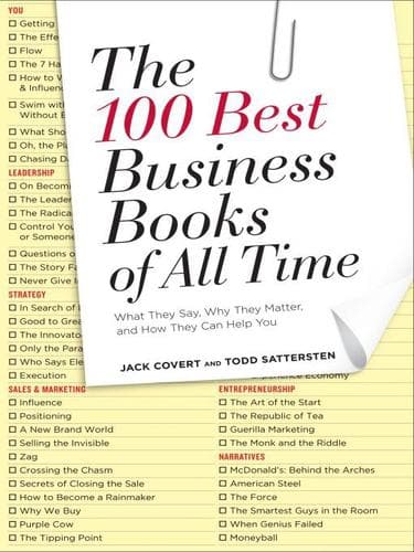 Portada de The 100 Best Business Books of All Time