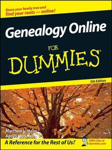 Portada de Genealogy Online For Dummies®