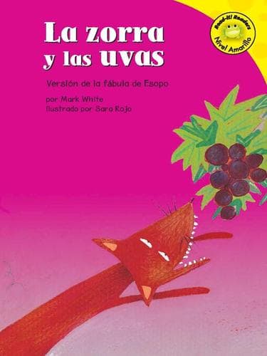 Portada de La zorra y las uvas
