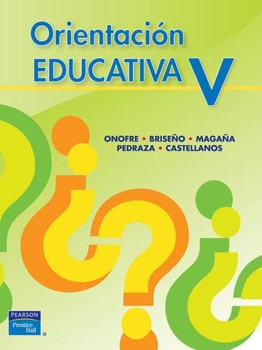Portada de Orientacion educativa V