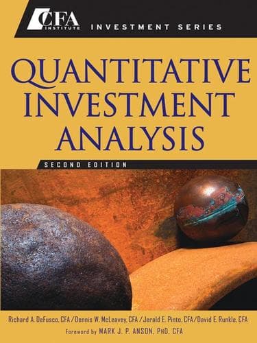 Portada de Quantitative Investment Analysis