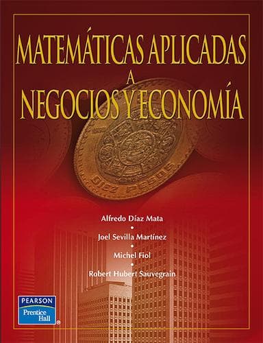 Portada de Matematicas aplicadas a Negocios y Economia