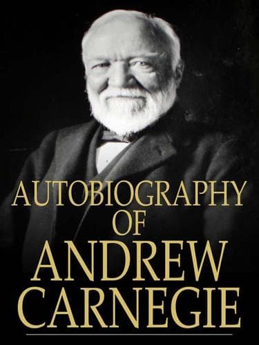 Portada de The Autobiography of Andrew Carnegie