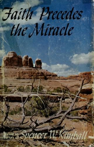Portada de Faith precedes the miracle
