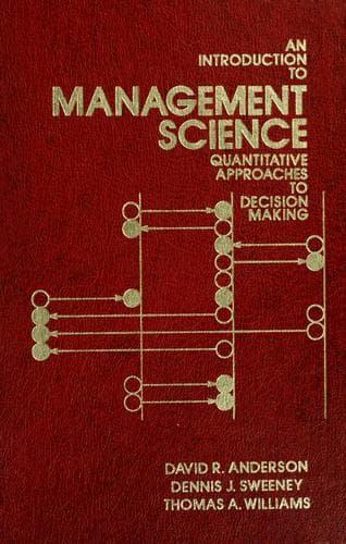 Portada de An introduction to management science