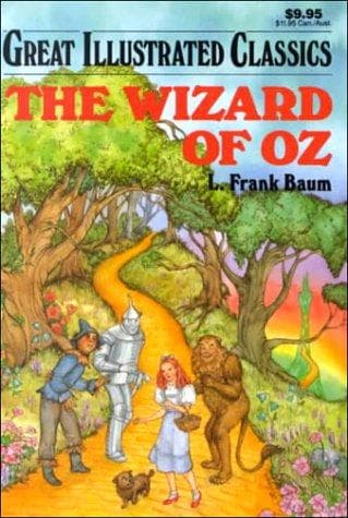 Portada de The Wizard of Oz (Great Illustrated Classics)