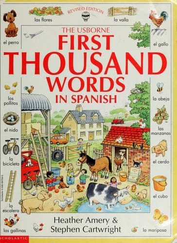 Portada de The Usborne first thousand words in Spanish