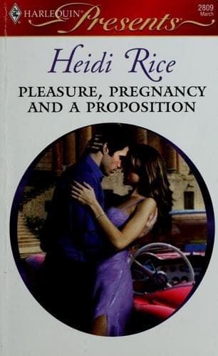Portada de Pleasure, pregnancy and a proposition