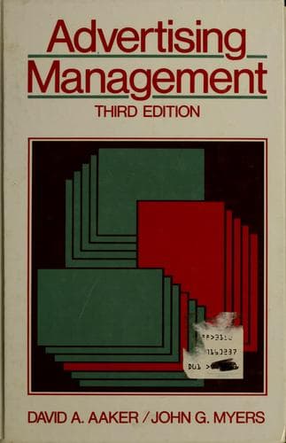 Portada de Advertising management