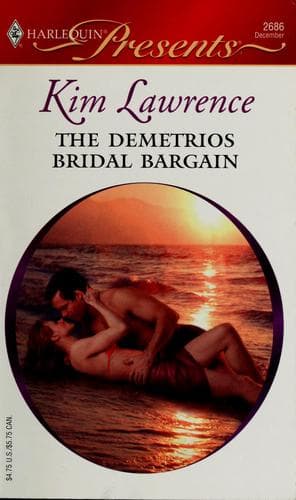 Portada de The Demetrios Bridal Bargain (Harlequin Presents)