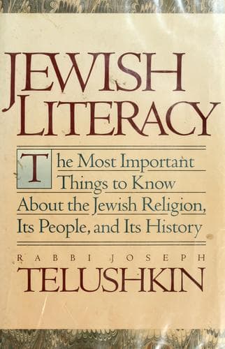 Portada de Jewish literacy