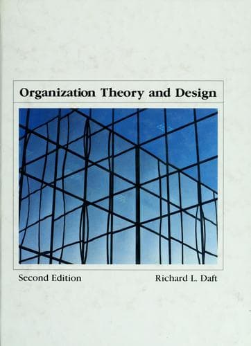 Portada de Organization theory and design