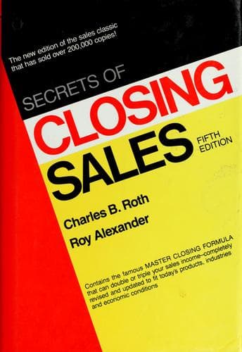Portada de Secrets of closing sales