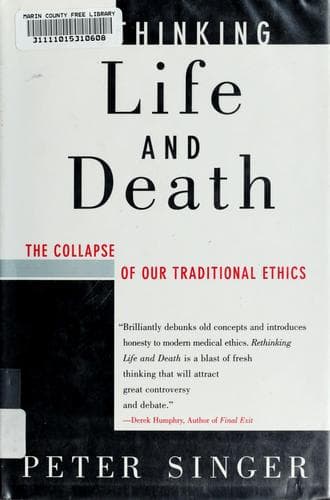 Portada de Rethinking life & death