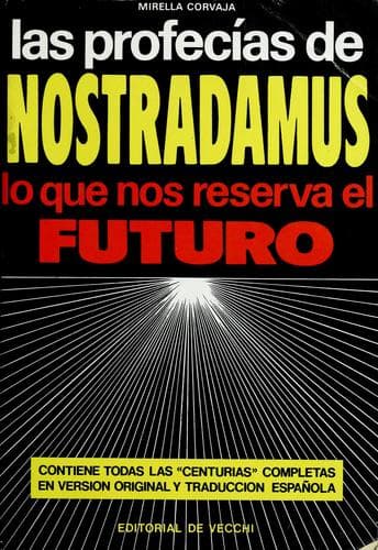 Portada de Las profecías de Nostradamus