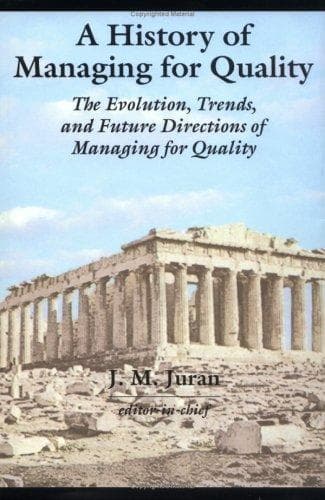 Portada de A history of managing for quality