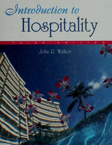 Portada de Introduction to hospitality