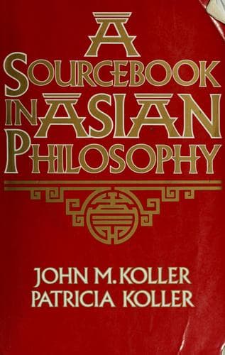 Portada de A sourcebook in Asian philosophy