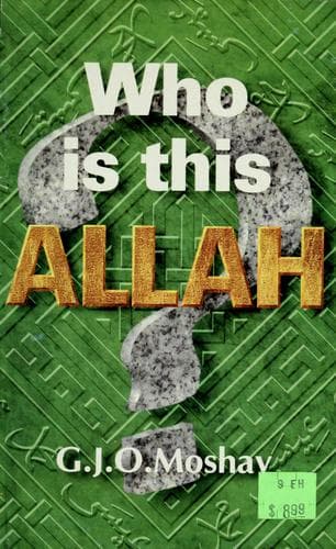 Portada de Who Is This Allah?